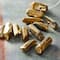 12 Pack: Gold Luster Quartz Nugget Beads by Bead Landing™